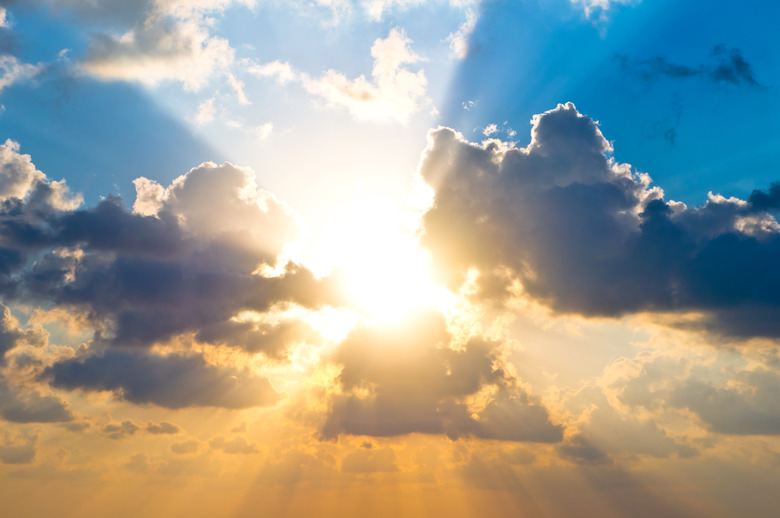 Cloudscape at sunrise