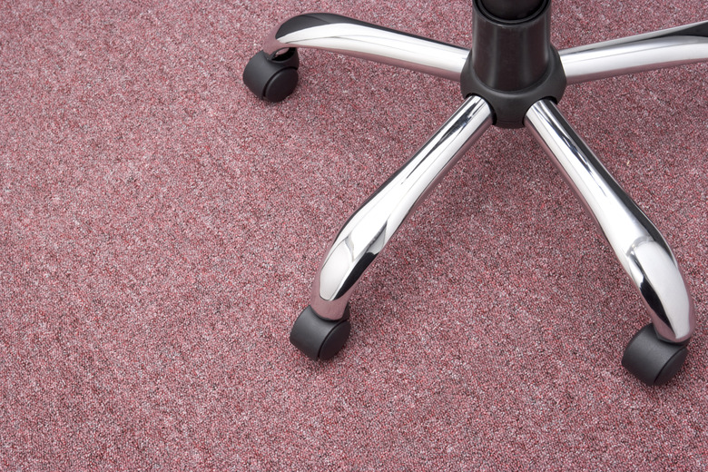 Close Up Of Office Chair Wheels