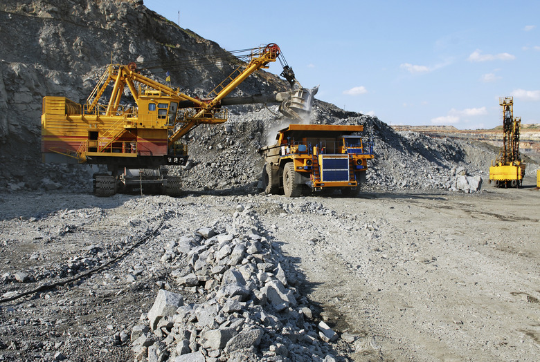 Loading of iron ore