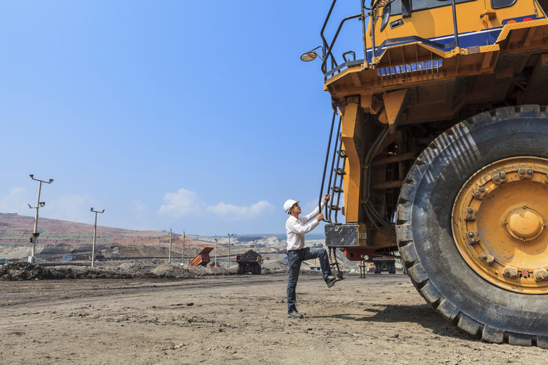 Big Truck and Worker