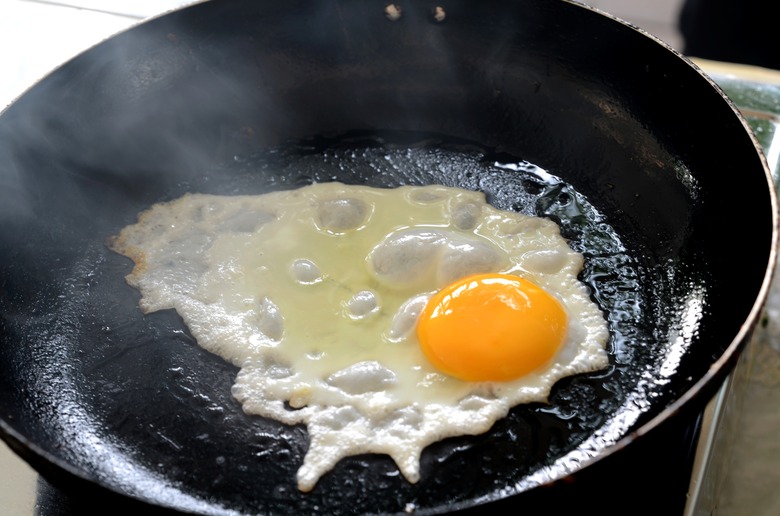 Fried eggs.