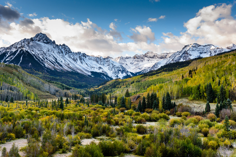 The Scenic Beauty of the Colorado Rocky Mountains on The Dallas Divide