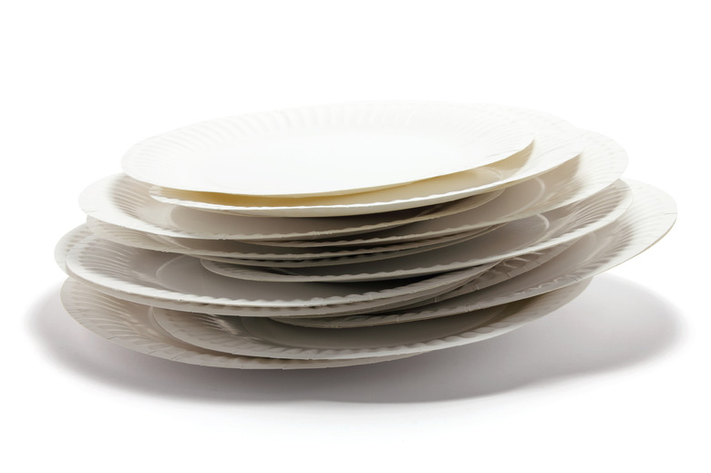 Stack of Paper Plates