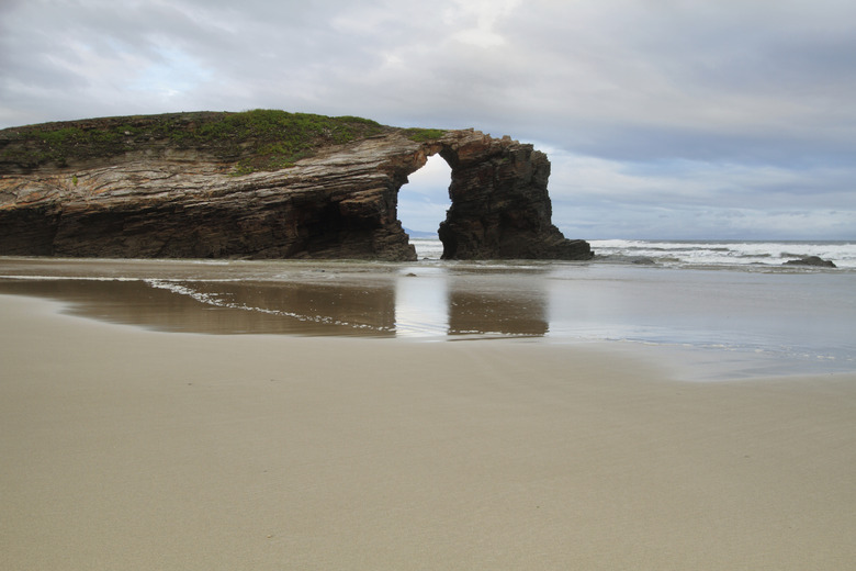 Beach of the Cathedrals in Ribadeo, Spain