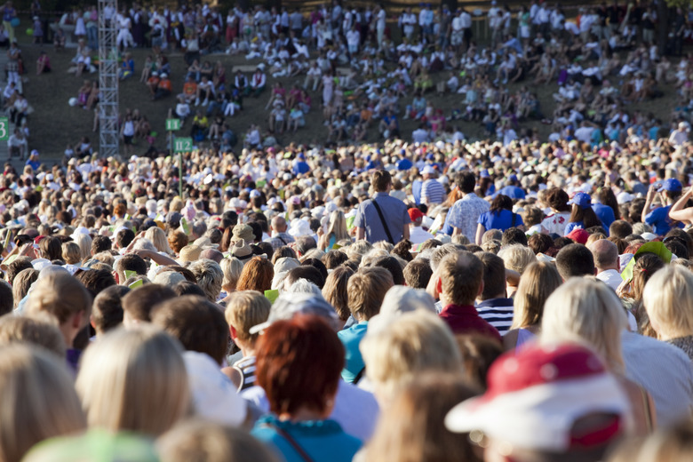 Large crowd of people