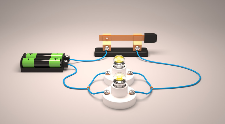 Simple electric parallel circuit