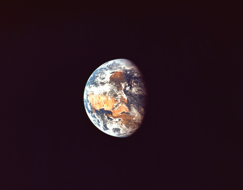 The earth viewed from space