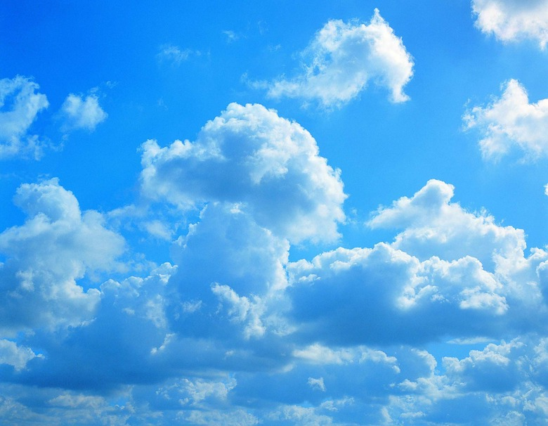 Cumulus clouds