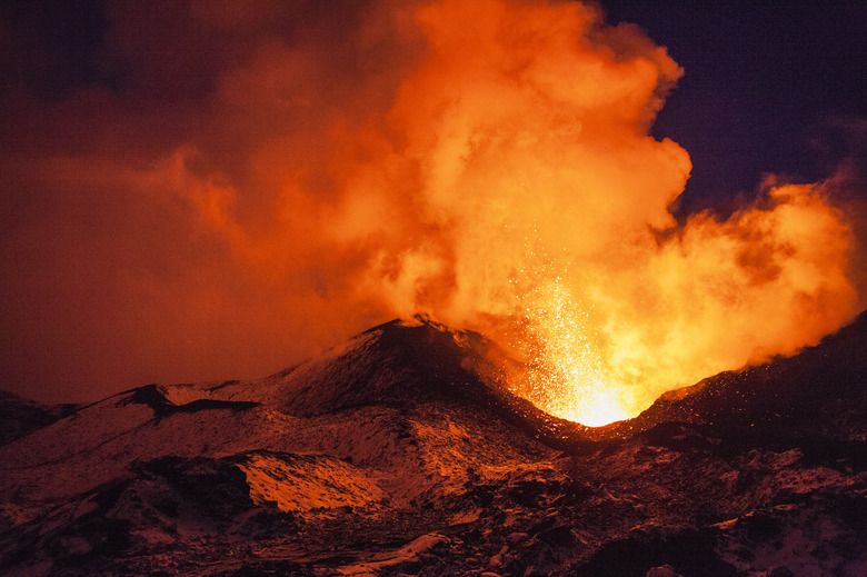 volcanic eruption