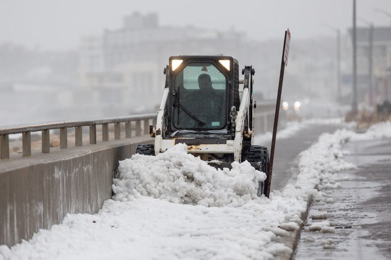 Winter Storm Brings Snow And Ice Conditions To Northeast