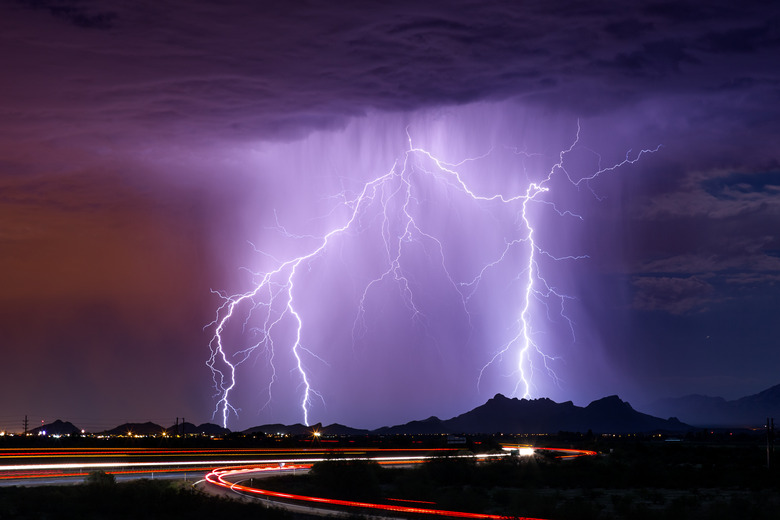 Thunderstorm lightning