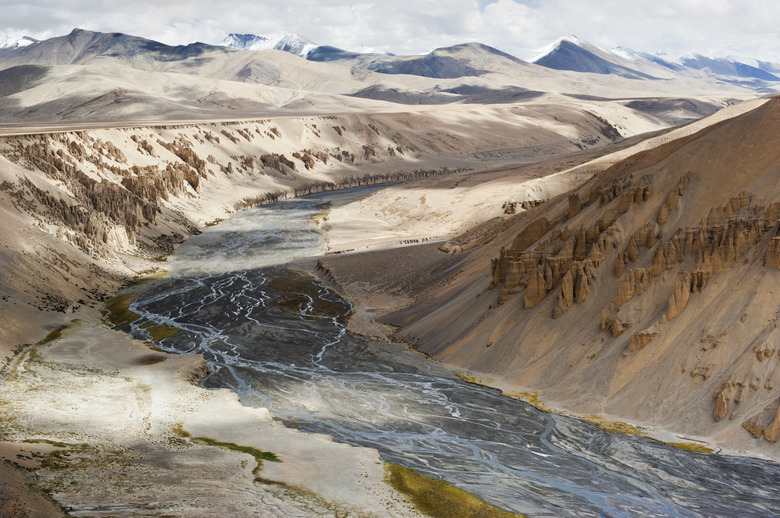 Himalaya high mountains landscape. India, Ladakh