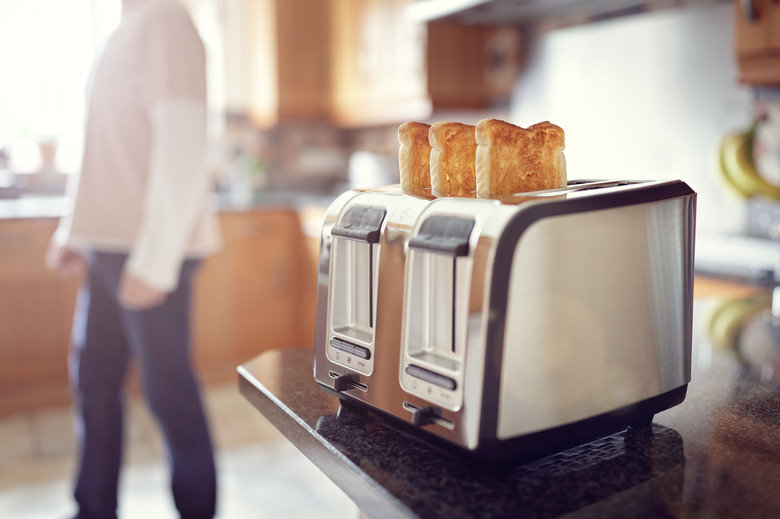 Early morning breakfast toast