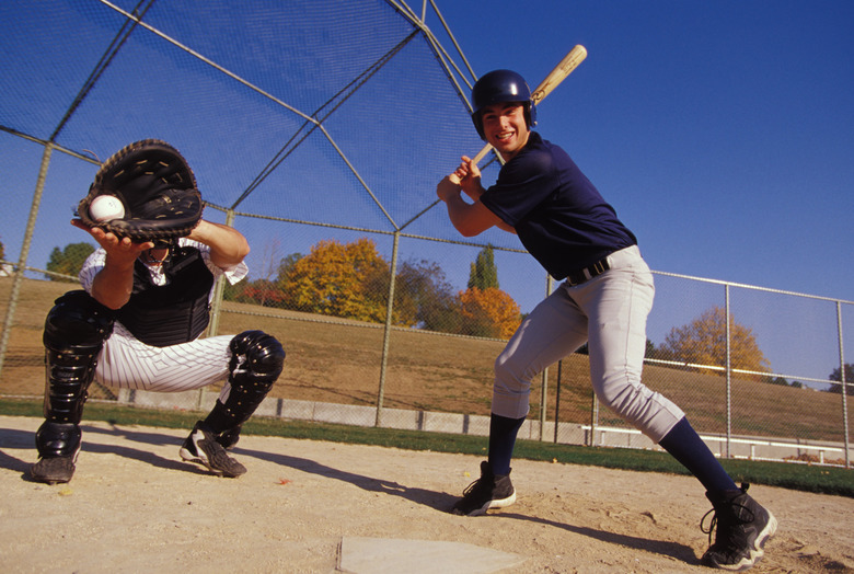 Men Playing Baseball