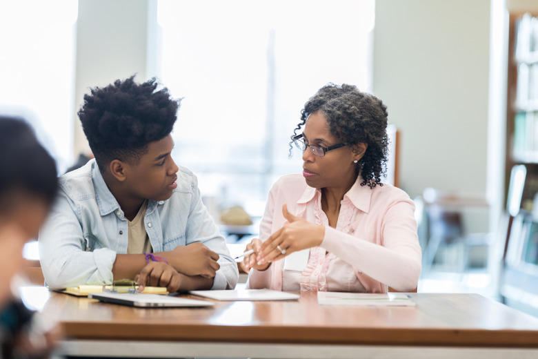 Retired teacher tutors high school student