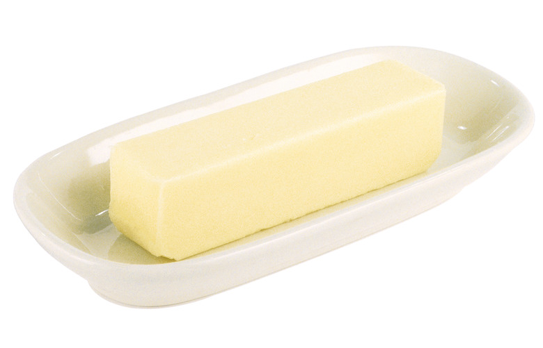 Butter in dish