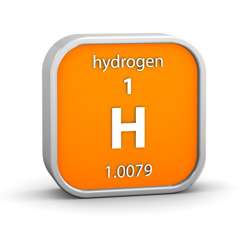 Hydrogen material sign