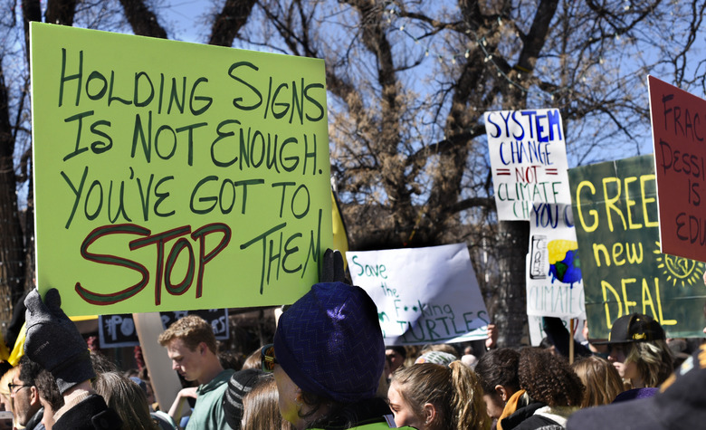 Global Climate Strike rally