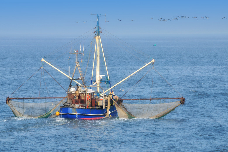 Shrimp Boat in Wattenmeer National Park,Germany