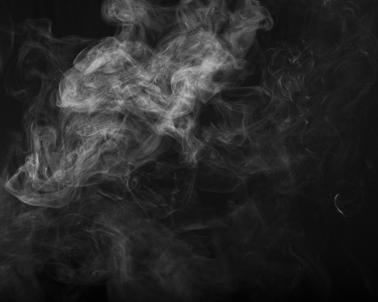 smoke black background