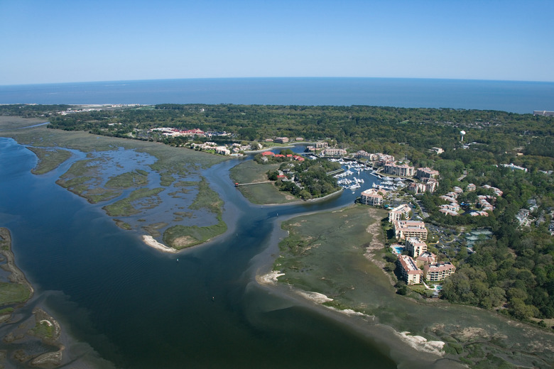 Aerial view of Hilton Head, South Carolina