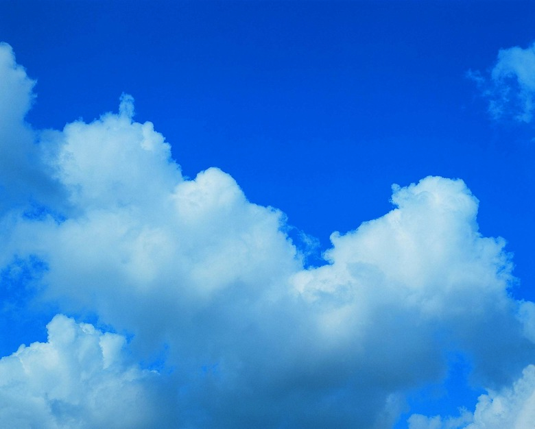 Cumulus clouds