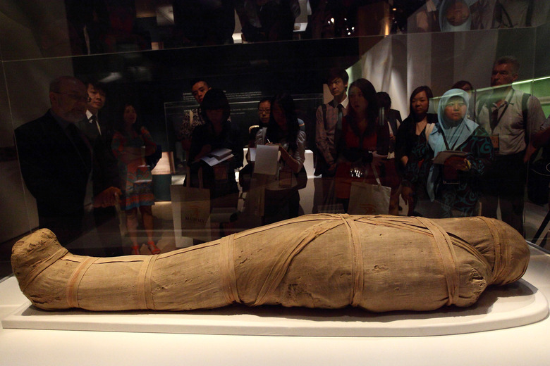 Mummy Exhibition Opens At The Art Science Museum