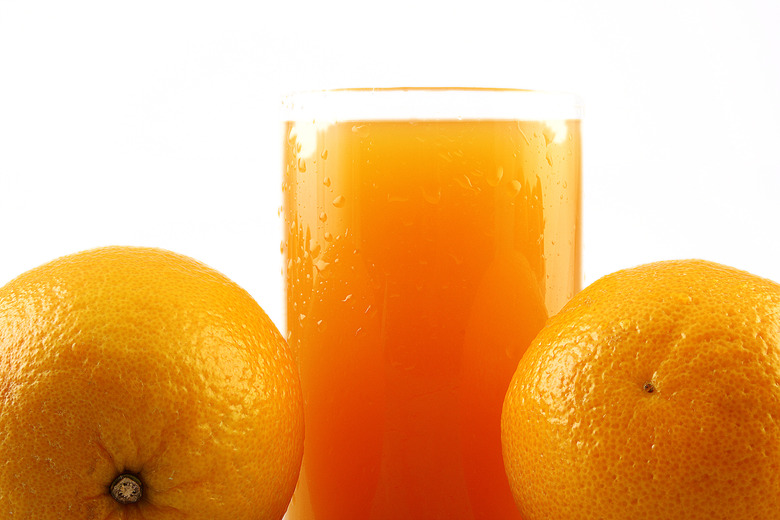 Oranges and orange juice