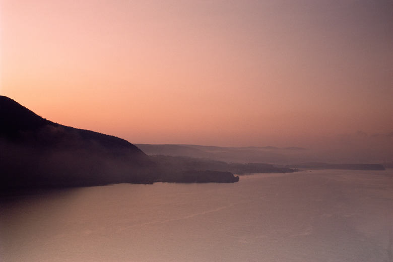 Hudson River at sunset