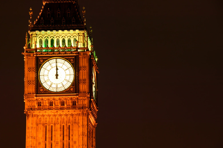 Big Ben At Midnight