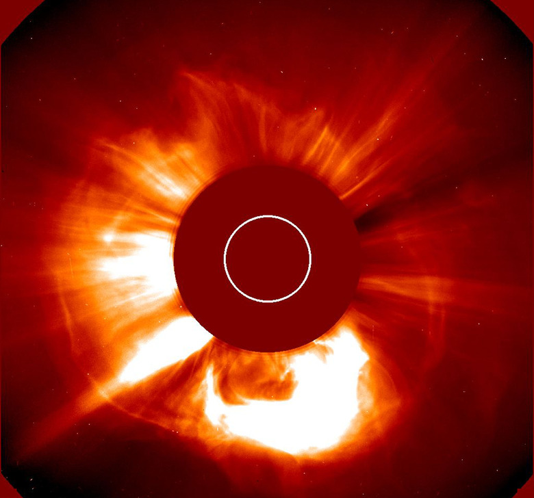 Major Solar Eruption On Sun