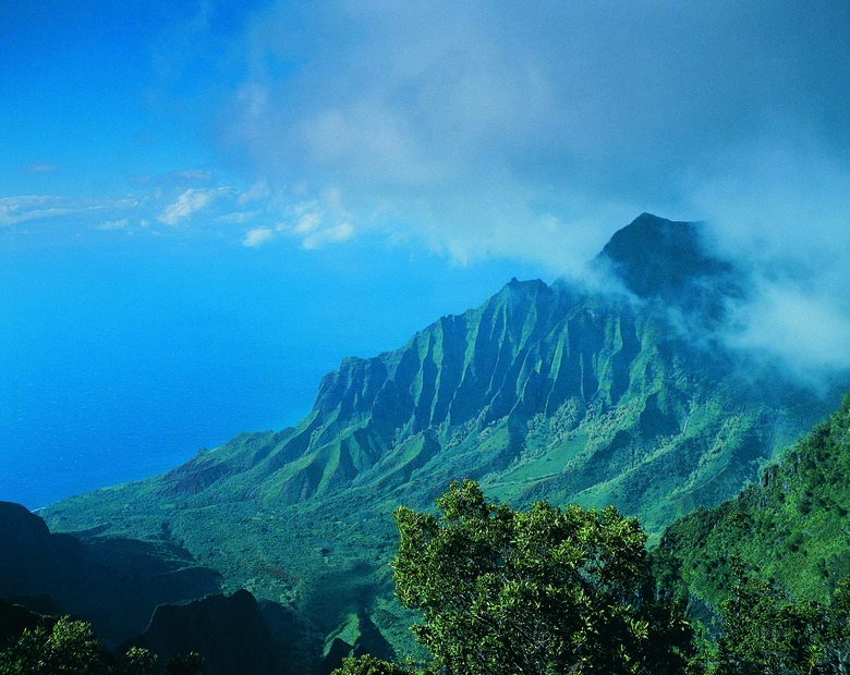 Kalalau Valley, Kokee State Park, Kauai, Hawaiian Islands, USA