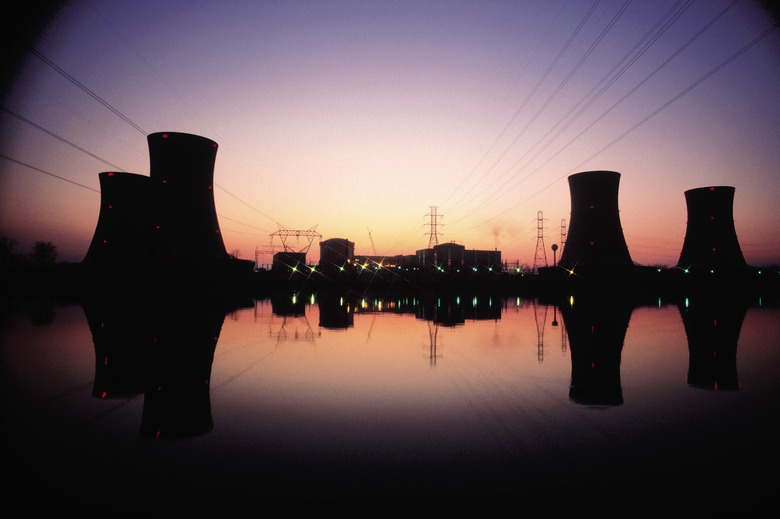 Cooling towers of nuclear power plant