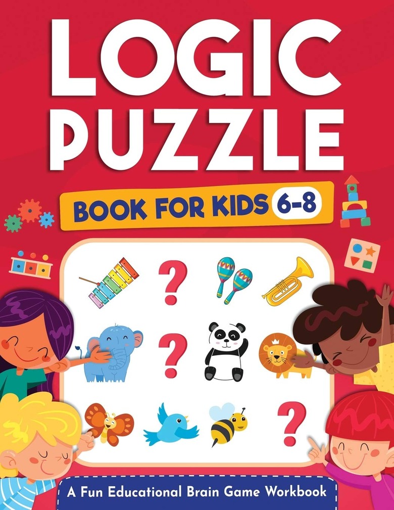 Logic Puzzles and Math Skills Book