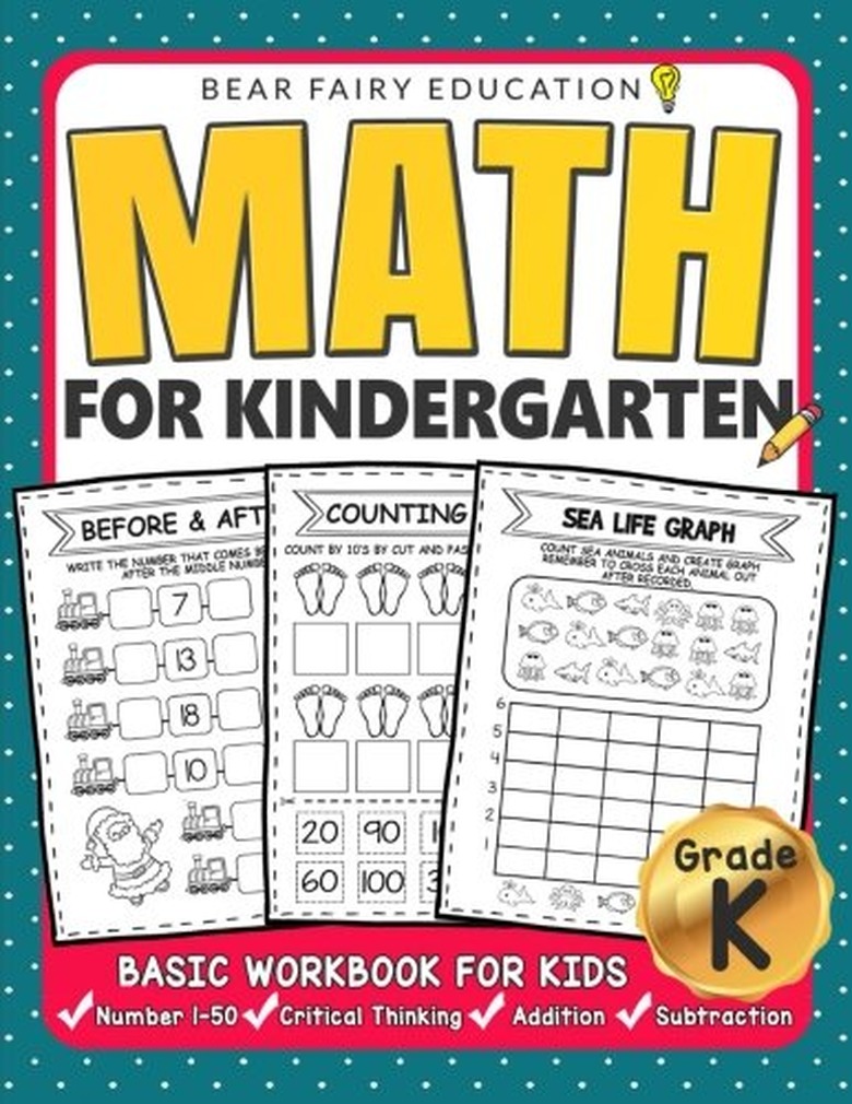 Kindergarten Math  Worksheet Book