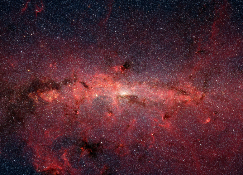 The center of the Milky Way Galaxy.