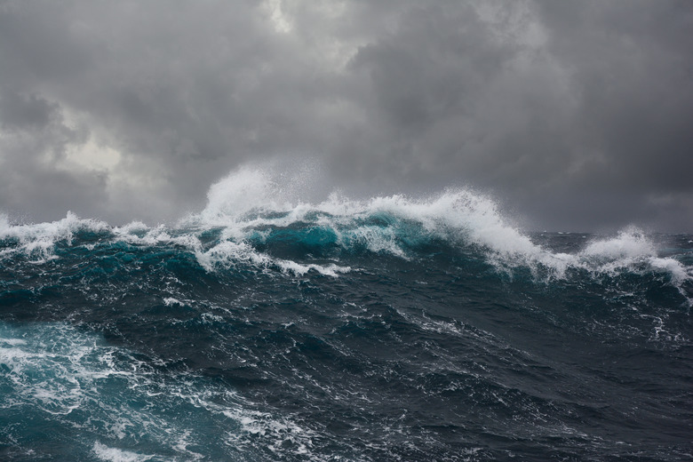 ocean wave during storm