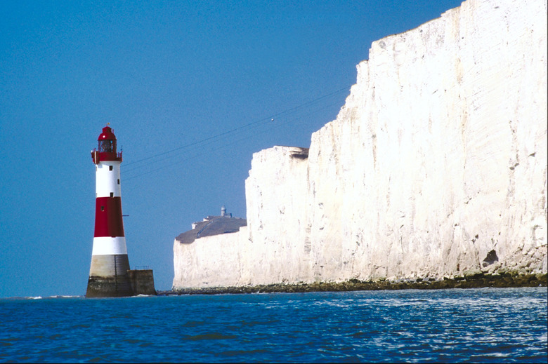 White Cliffs of Dover in Sussex , England