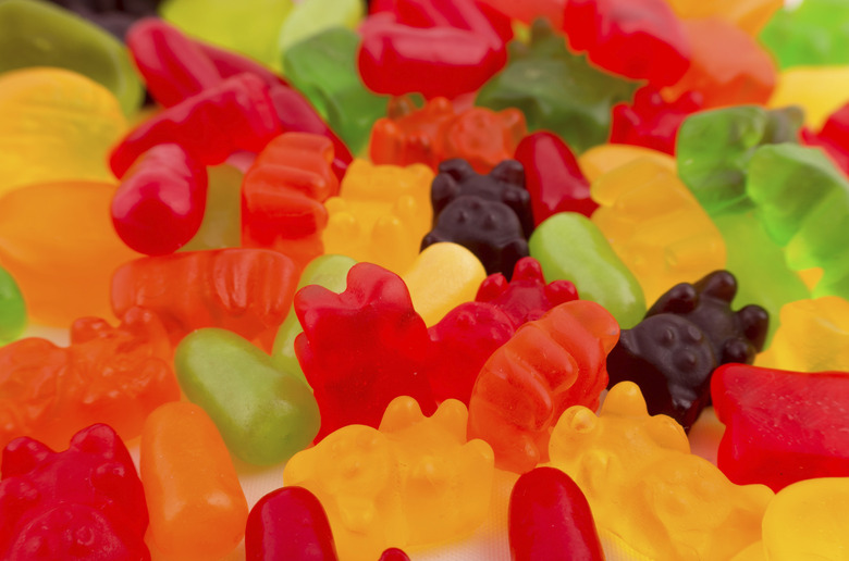 Gummy bears can show how osmosis works.