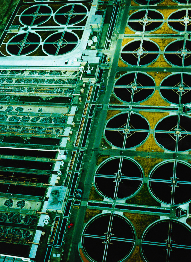 Sewage Treayment Plant, Aerial View