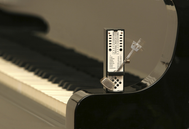 Metronome on a piano