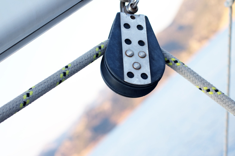 Sailing rope pulley