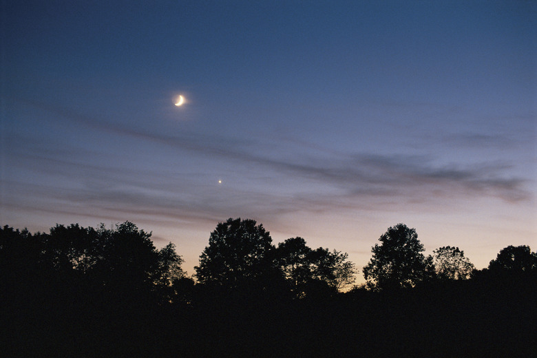 Moon and Venus