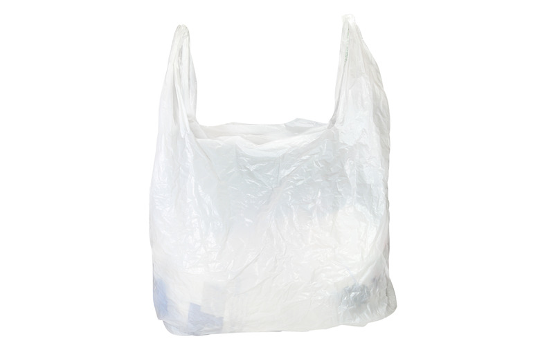 white plastic bag