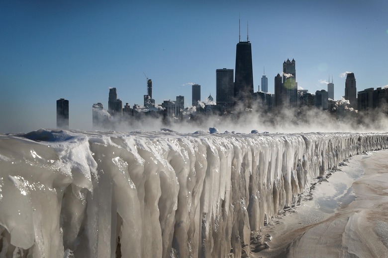 Polar Vortex Brings Extreme Cold Temperatures To Chicago