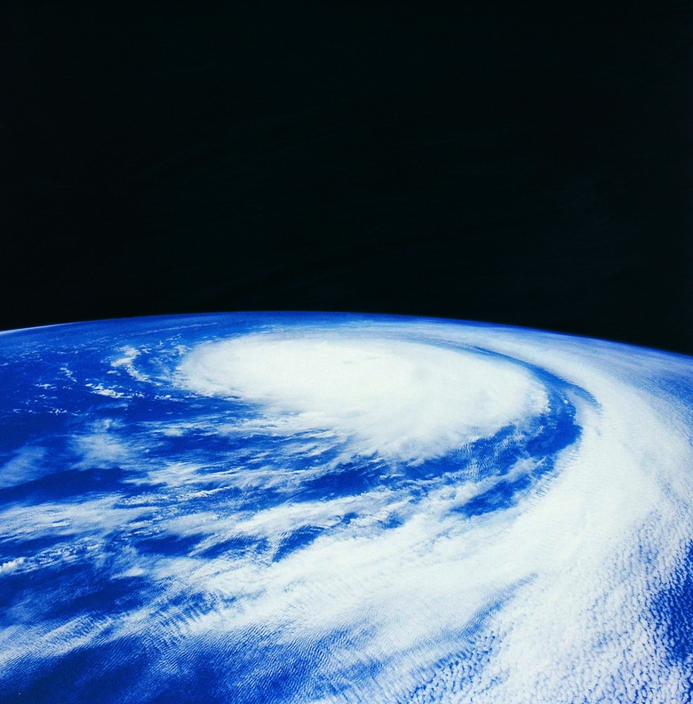 A hurricane in the Pacific Ocean