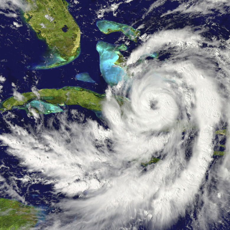 Hurricane over Cuba