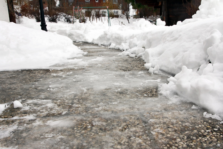 Rock Salt Vs. Table Salt to Melt Ice