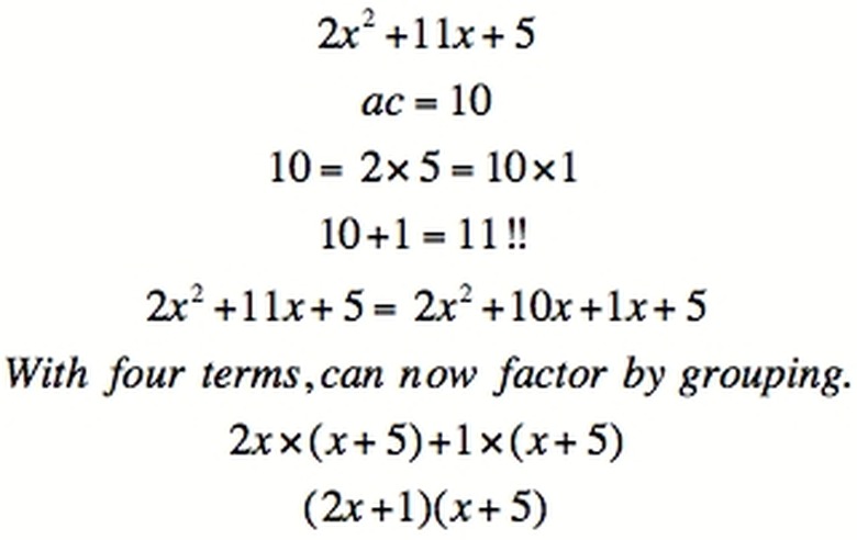 Rules For Factoring | Sciencing