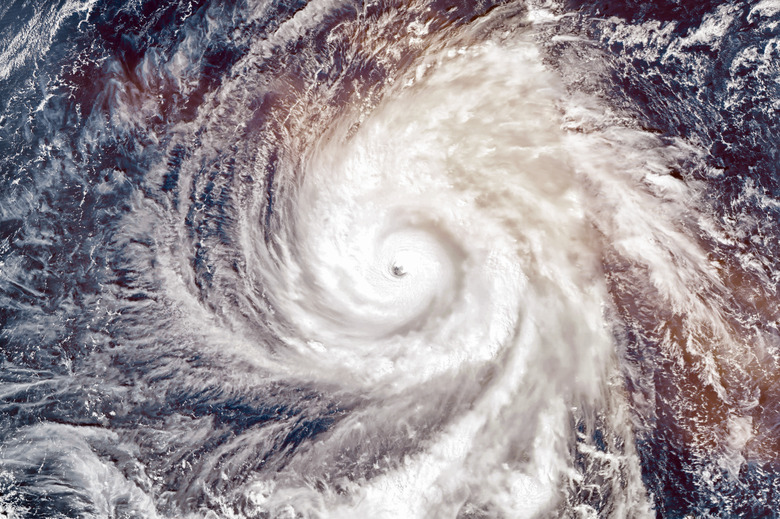 Super Typhoon Yutu, strongest storm on Earth in 2018. Satellite view. Elements of this image furnished by NASA.